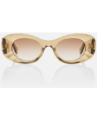 Loewe - Anagram Oval Sunglasses - Lyst