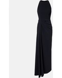 Givenchy - Draped Halterneck Maxi Dress - Lyst
