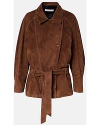 Nour Hammour - Jacke Buffy Aus Veloursleder - Lyst