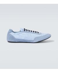 Prada - Sneakers Collapse Aus Re-Nylon Und Veloursleder - Lyst