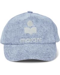 Isabel Marant Cappello da baseball Tyron in cotone - Blu