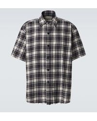 Greg Lauren - Plaid Cotton Shirt - Lyst