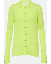 Lisa Yang - Aria Ribbed-knit Cashmere Cardigan - Lyst