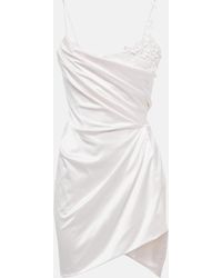 Vivienne Westwood Robe de mariee Venus en satin a ornements - Blanc
