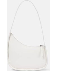 The Row - Half Moon Leather Shoulder Bag - Lyst
