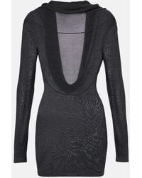 AYA MUSE - Rayne Silk And Cashmere Minidress - Lyst