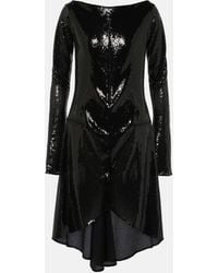 Courreges - Ellipse Sequined Cutout Midi Dress - Lyst