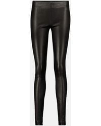 The Row - Lederleggings Moto - Lyst