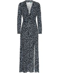 RIXO London Anja Kleid - Blau