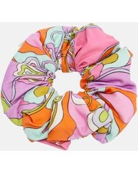 PUCCI - Orchidee Scrunchie - Lyst