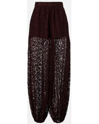 Adriana Degreas - Cotton-Blend Lace Balloon Pants - Lyst