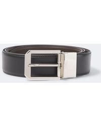 ZEGNA - Reversible Leather Belt - Lyst