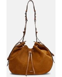 Isabel Marant - Bolton Medium Suede Shoulder Bag - Lyst