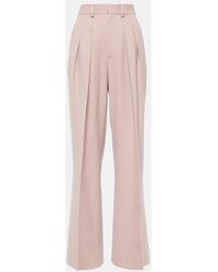 Victoria Beckham - High-Rise Wide-Leg Pants - Lyst