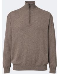 Lisa Yang - Augustus Cashmere Half-Zip Sweater - Lyst