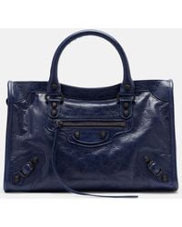 Balenciaga - Le City Small Leather Tote Bag - Lyst