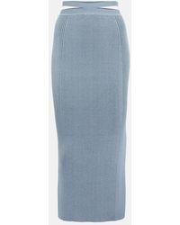 Jonathan Simkhai - Orion Rib-Knit Midi Skirt - Lyst