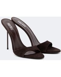 Paris Texas - Lidia Suede Mules - Lyst