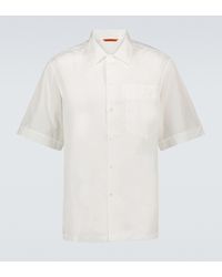 Barena Camisa de manga corta Tacola en algodón - Blanco