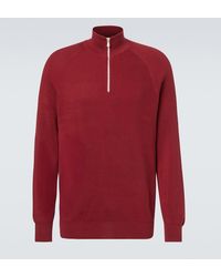 Brunello Cucinelli - Ribbed-Knit Cotton Sweater - Lyst