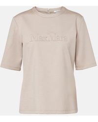 Max Mara - Peter Logo Wool T-Shirt - Lyst