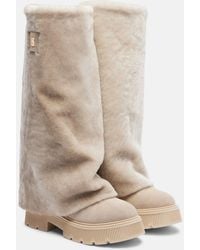 Bogner - Stiefel Turin Aus Shearling Und Veloursleder - Lyst