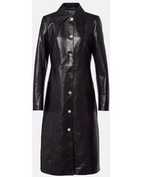 Gucci - Mantel Interlocking G Aus Leder - Lyst