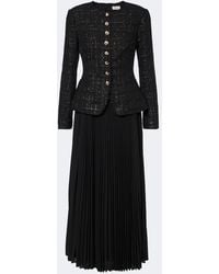 Jonathan Simkhai - Claudina Pleated Tweed Lame Blazer Dress - Lyst