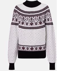 KHAITE - Guy Fair Isle Cashmere Sweater - Lyst