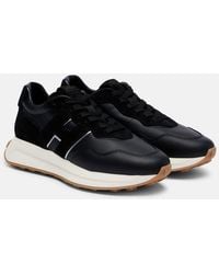 Hogan - Baskets H641 En Daim Et Cuir - Lyst