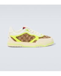 Gucci - Sneakers Re-Web GG aus Canvas - Lyst