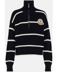 Moncler - Maglione a righe - Lyst
