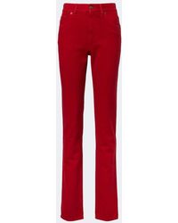 Chloé - Jeans Slim De Tiro Alto - Lyst
