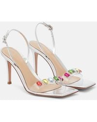 Gianvito Rossi - Ribbon Candy Slingback Sandals - Lyst