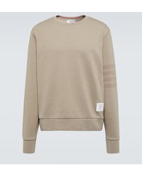 Thom Browne - Sweatshirt 4-Bar aus Baumwolle - Lyst