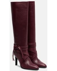 Isabel Marant - Analui 90 Leather Knee-High Boots - Lyst