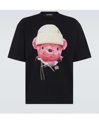 Acne Studios - Camiseta de jersey de algodon estampada - Lyst