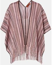 Missoni - Sciarpa A Zig-Zag Con Frange - Lyst