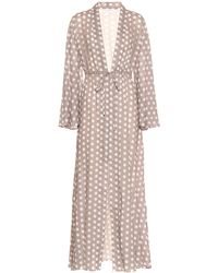 Alexandra Miro Kaftan Betty aus Baumwolle - Grau