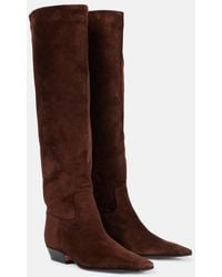 KHAITE - Marfa Classic Flat Knee High Boot - Lyst