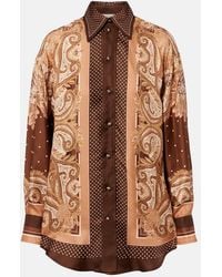 Zimmermann - Luna Paisley Silk Shirt - Lyst