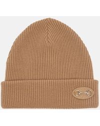 Gucci - Horsebit Ribbed-Knit Wool Beanie - Lyst