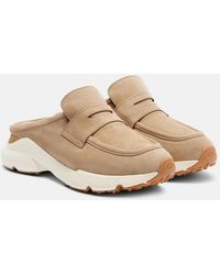 Tod's - Baskets Runner En Daim - Lyst
