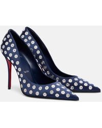 Christian Louboutin - Pumps Miss Z Boum Boum 100 Con Borchie - Lyst