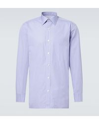 Charvet - Checked Cotton Poplin Shirt - Lyst