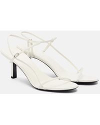 The Row - Bare Leather Sandals - Lyst