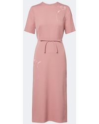Erdem - Embellished Embroidered Twill Midi Dress - Lyst