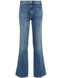Save 1% Womens Clothing Jeans Flare and bell bottom jeans J Brand Denim Kick Flare Faded Jeans in Blue 
