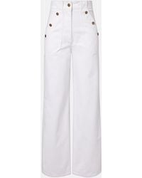 Max Mara - High-Rise Wide-Leg Jeans - Lyst