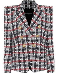 Balmain Blazer de tweed metalizado - Multicolor